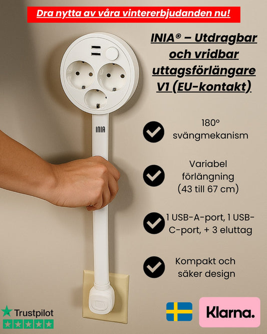 INIA® – Utbyggbar och vridbar elfördelare V1 (EU-kontakter)