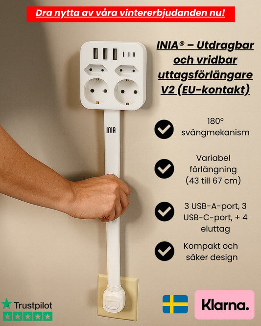 INIA® – Utbyggbar och vridbar elfördelare V2 (EU-kontakter)