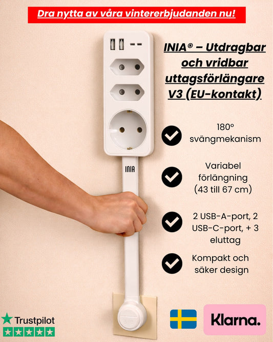 INIA® – Utbyggbar och vridbar elfördelare V3 (EU-kontakter)
